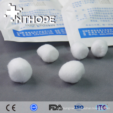 medical product non-washed organic cotton balls